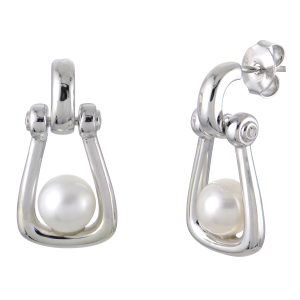 Sterling Silver Freshwater Pearl Earring