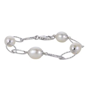 Sterling Silver Freshwater Pearl Bracelet