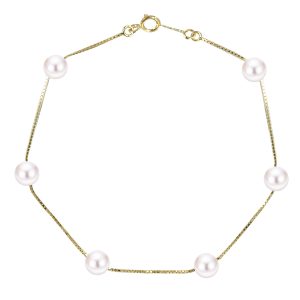 14KT Yellow Gold Freshwater Bracelet