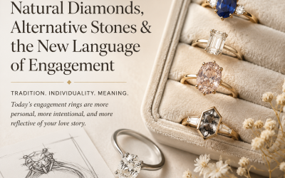 Natural Diamonds, Alternative Gemstones & the Modern Engagement Ring
