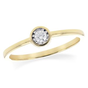 14KT Gold Ladies Diamond Ring