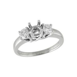 14KT Gold Semi-Mount Engagement Ring