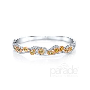 2.45 Carat Fancy Color Diamond Bracelet