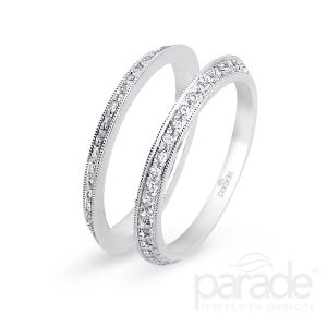 Diamond Milgrain Eternity Band