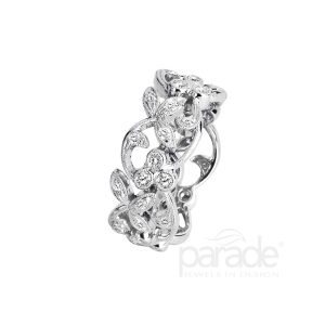 Diamond Milgrain Eternity Band