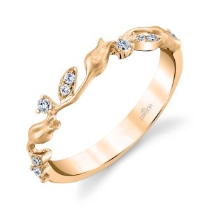 Diamond Lyria Leaves Eternity Band