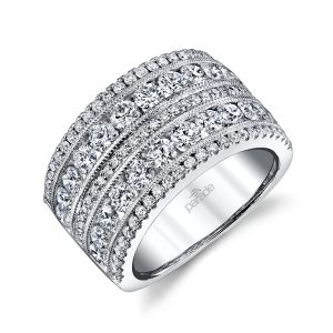 2.53 Carat Diamond Milgrain Band