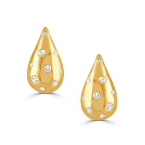 E11705-18K YELLOW GOLD DIAMOND EARRING