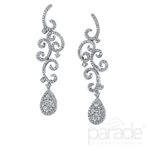 Diamond Dangle Earrings