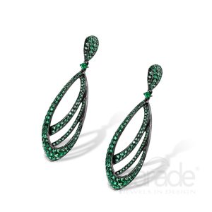 Tsavorite Dangle Earrings