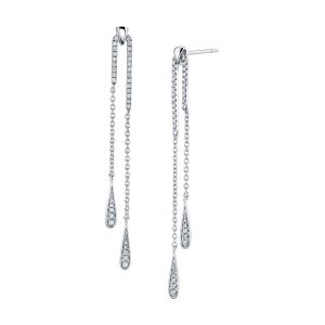 Diamond Drop Earrings