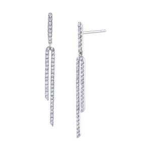 Diamond Dangle Earrings
