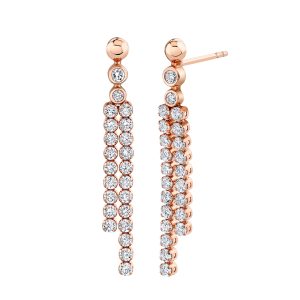 Diamond Dangle Earrings