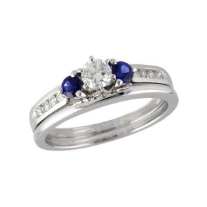 14KT Gold Two-Piece Diamond Wedding Set