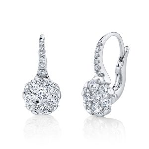 Diamond Hoop Earrings