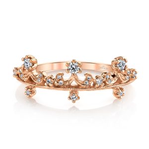 Diamond Filigree Wedding Band