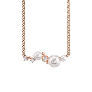 Pearl & Diamond Necklace