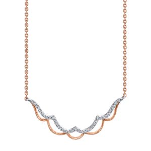 Diamond Milgrain Necklace