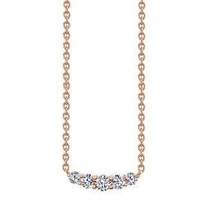 Diamond Curved Necklace