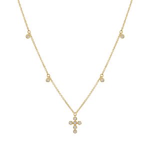 Diamond Cross Necklace