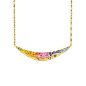 Multicolor Sapphire Necklace