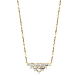 Baguette Diamond Necklace