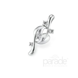 Diamond Lyria Leaves Pendant