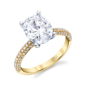 Oval Diamond Engagement Ring