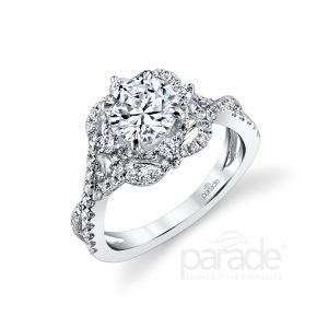 Halo Engagement Ring