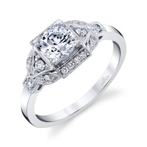 Halo Engagement Ring