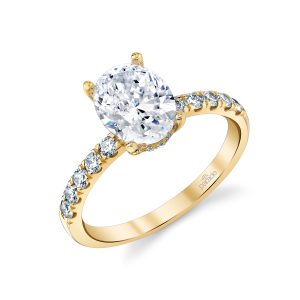 Oval Diamond Engagement Ring