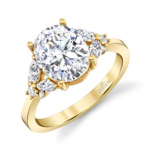 Marquise Diamond Engagement Ring