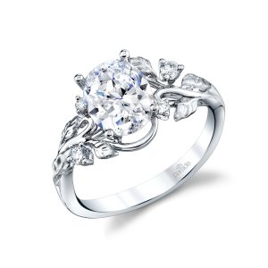 Oval Diamond Engagement Ring